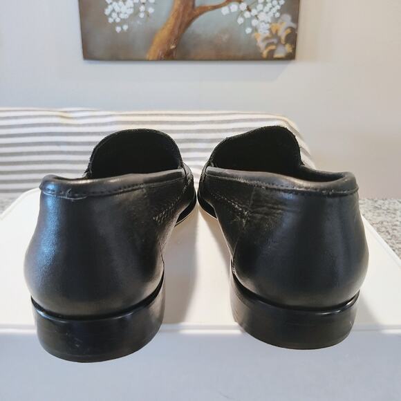 Giorgio Brutini LE Glove Black Pebbled Leather Loafers Size 8.5 D #670221 EUC! - Picture 4 of 12